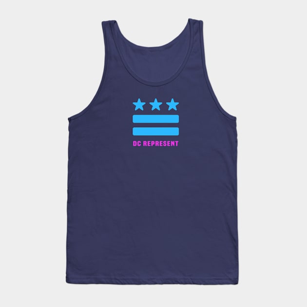 DC REPRESENT (Blue) Tank Top by OF THIS CITY